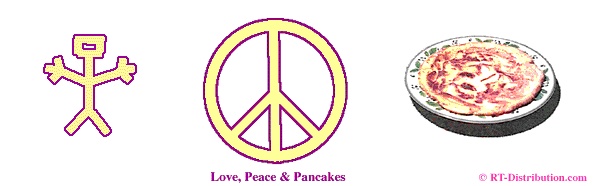 Image: P. Petite - Love, Peace & Pancakes